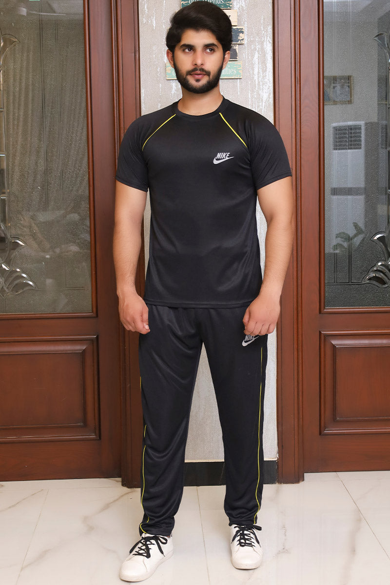 Men Summer Tracksuit Black – SaeedAjmal