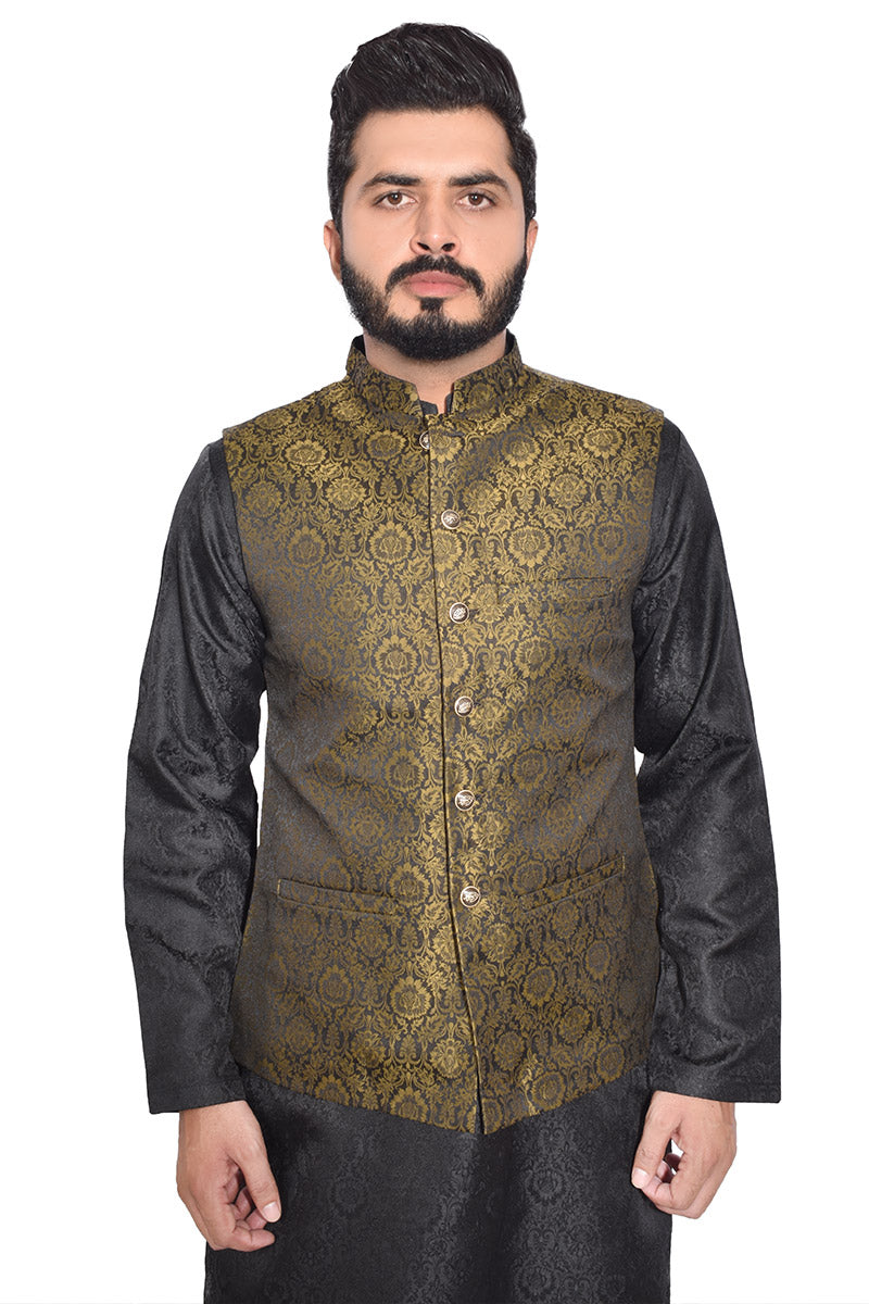 Jamawar Waistcoat Jamawar Wasket Men Premium Jamawar
