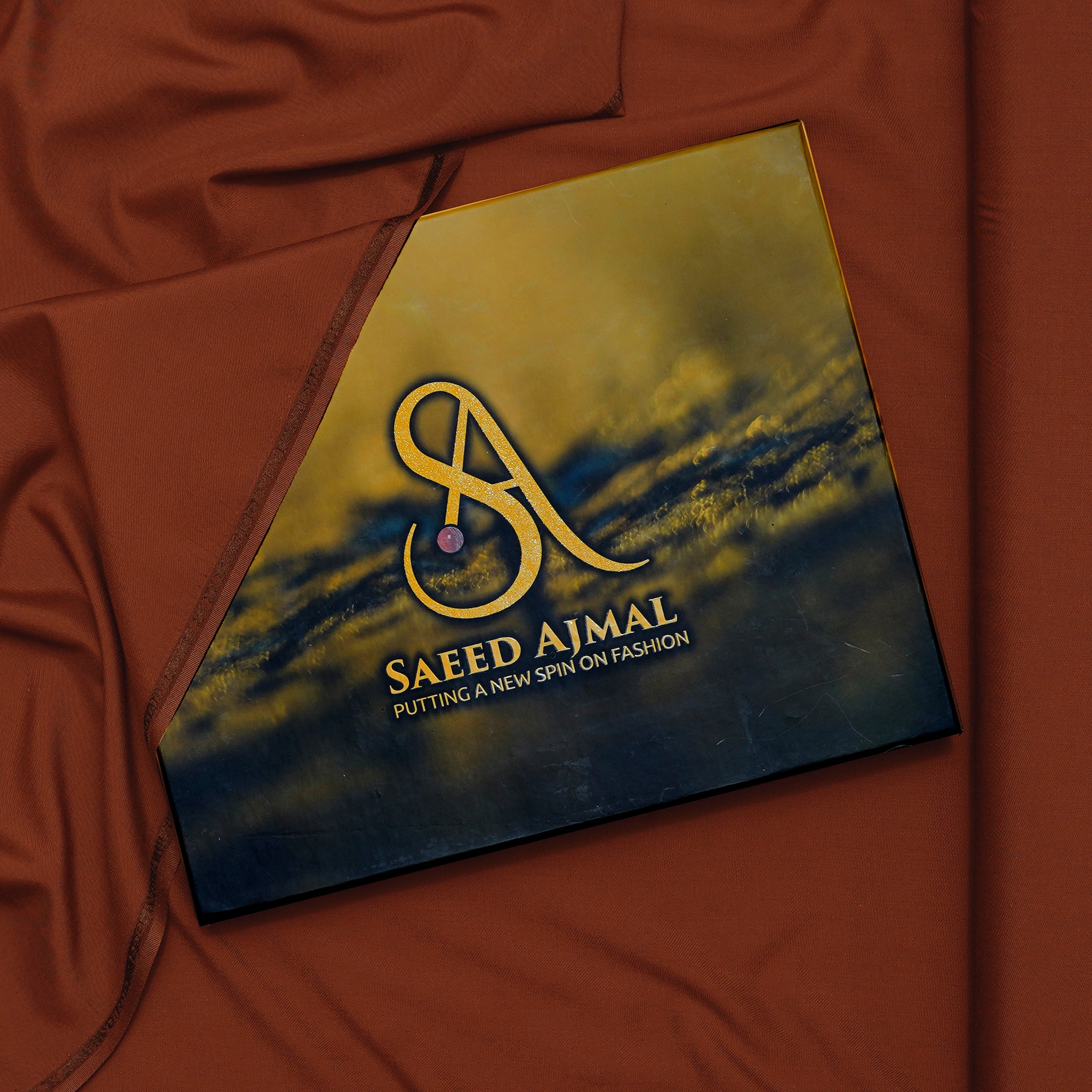 Rust Wash n Wear Loose Fabric