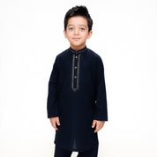 Boys Cotton Kameez Shalwar Navy