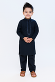Boys Wash n Wear Kameez Shalwar Black