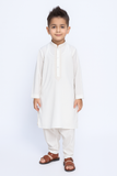 Boys Wash n Wear Kameez Shalwar Cream