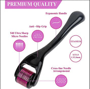 Derma Roller With 540 Micro Needle for Men and Women