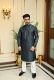 Premium Formal jamawar fabric Green kurta
