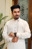 Premium Off White Kameez Shalwar Blended Fabric