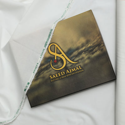 Premium OFF White Wash & Wear Loose Fabric