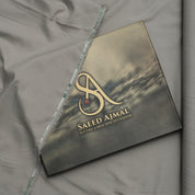 Premium Cement Grey Wash & Wear Loose Fabric