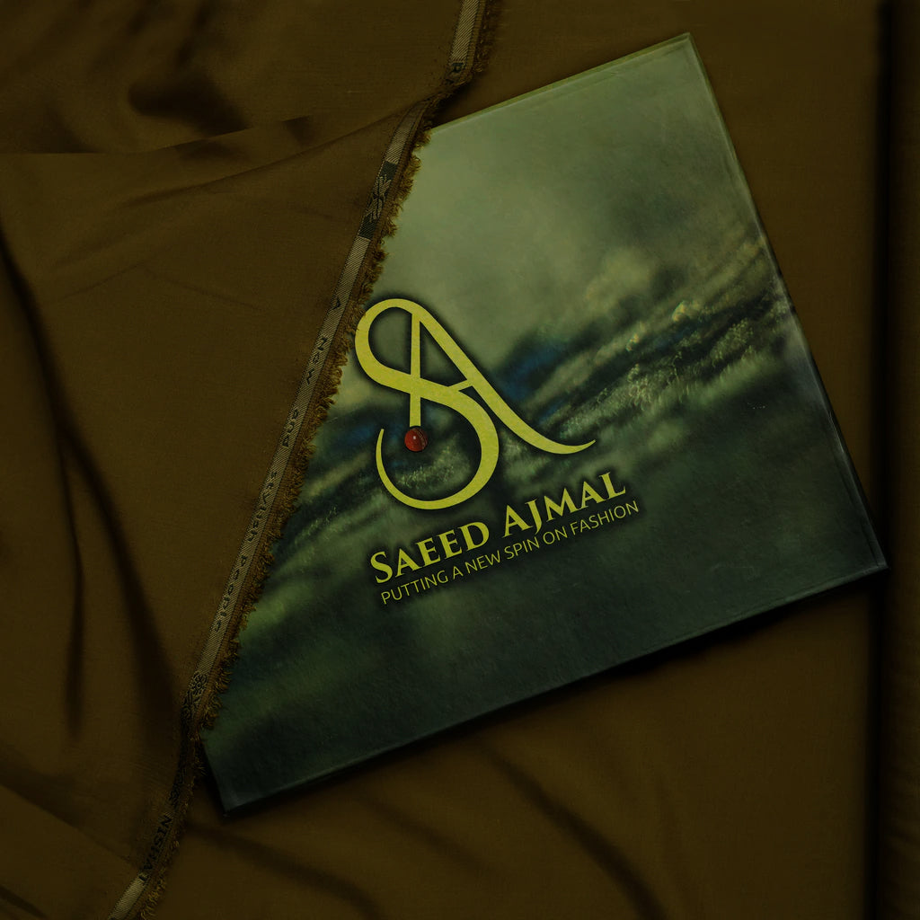 Brwonze Wash n Wear Loose Fabric