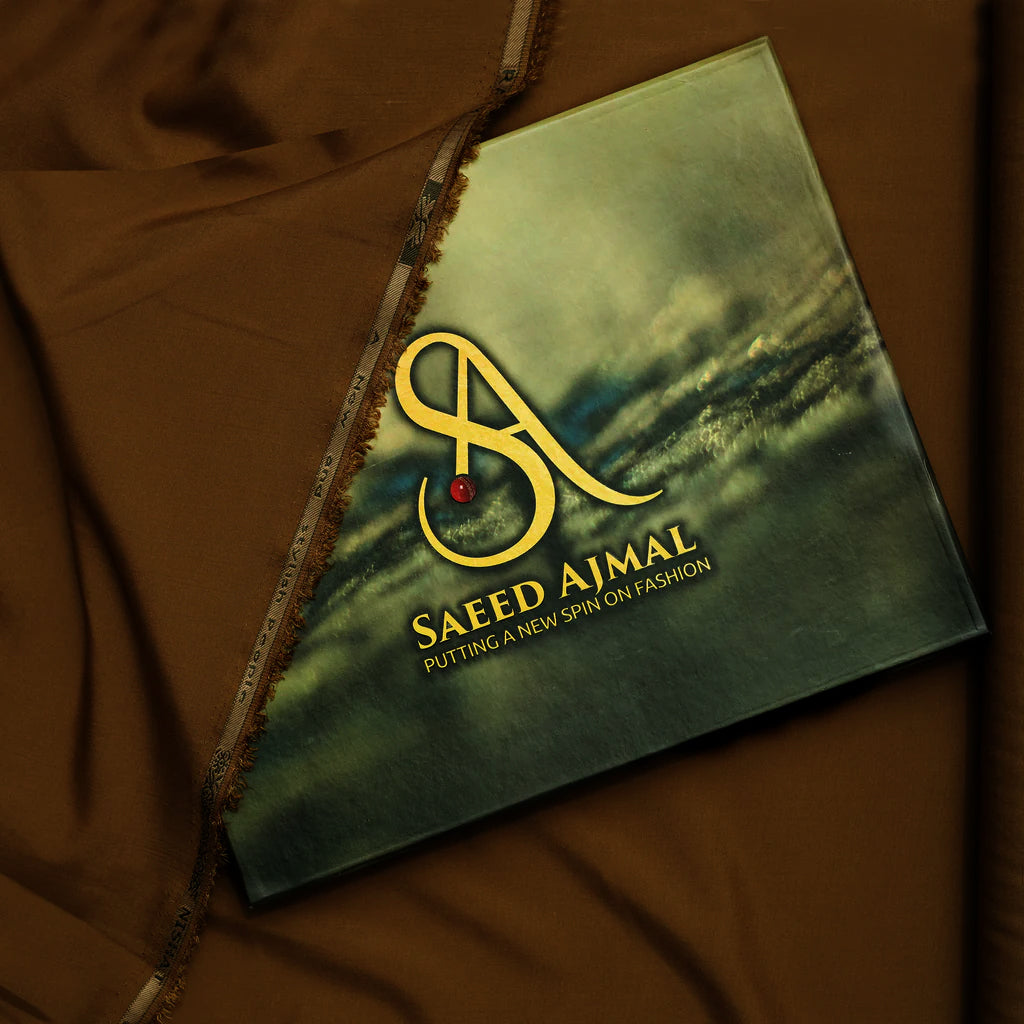 R-Brown Wash n Wear Loose Fabric