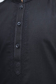Boys Wash n Wear Kameez Shalwar Black