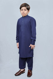 Boys Wash n Wear Kameez Shalwar Navy