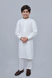 Boys Wash n Wear Kameez Shalwar Off-White