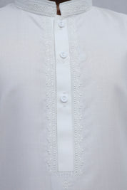 Boys Wash n Wear Kameez Shalwar Off-White