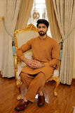 Men Premium Khaddar Kameez Shalwar Mustard