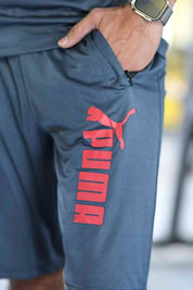 Men Summer Short Set D-Grey