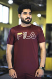 Men Summer Short Set Maroon