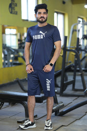 Men Summer Short Set Navy