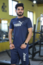 Men Summer Short Set Navy