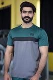 Men Summer Tracksuit Grey-Green