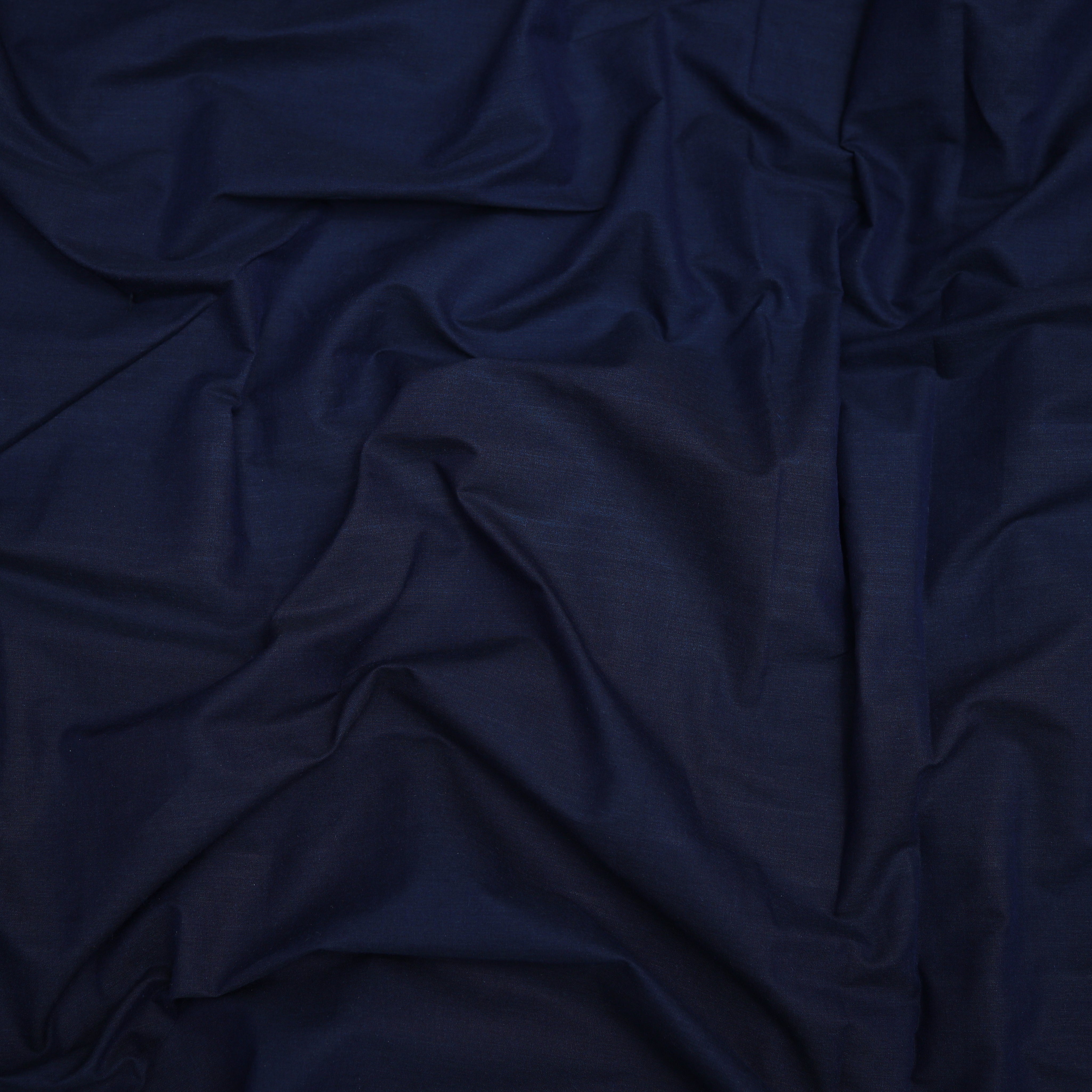 Premium Fabric Cotton Khaddar Unstitch Suit Navy