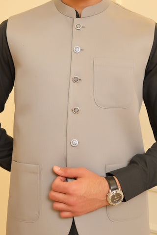 Men's Waistcoat Grey (Eid Collection)