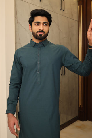 Men Premium Cotton Kameez Shalwar Zink