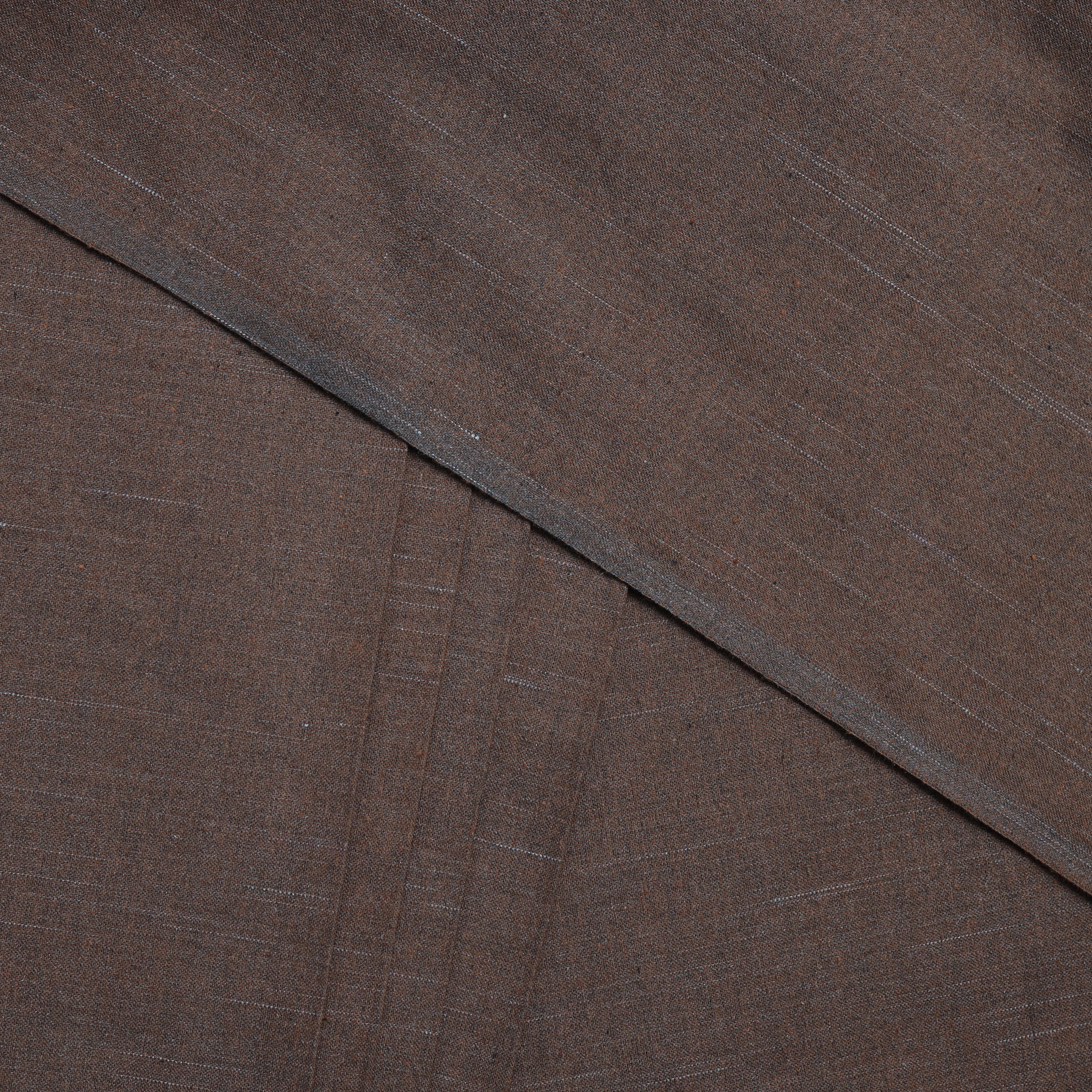 Men Premium Khaddar Kameez Shalwar Slub Brown