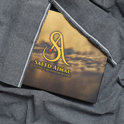 Men Premium Khaddar Kameez Shalwar D-Grey