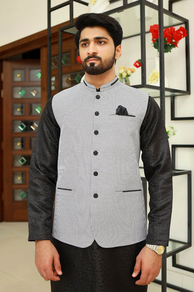 Men Waistcoat Online in Pakistan New Pakistani Wasket for Men 2024 SaeedAjmal