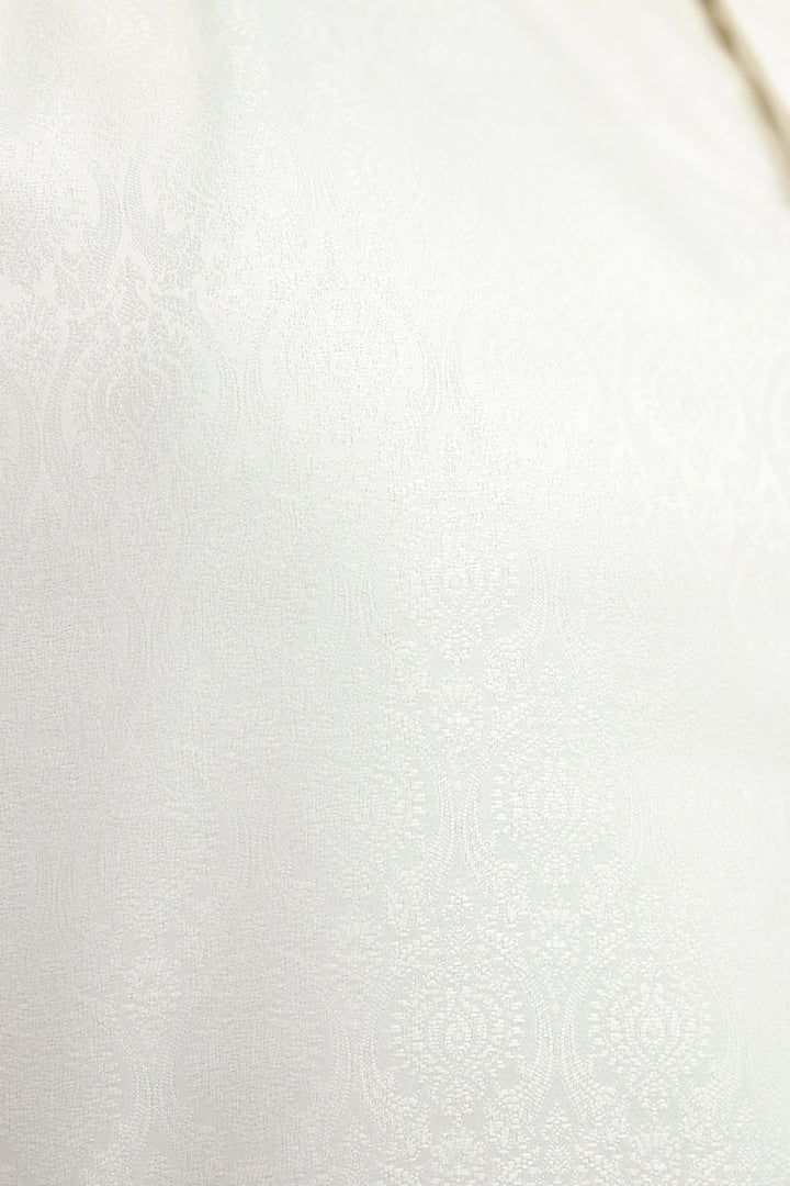 Men Premium Jamawar Kurta White