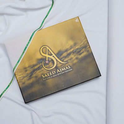 Premium White Wash & Wear Loose Fabric