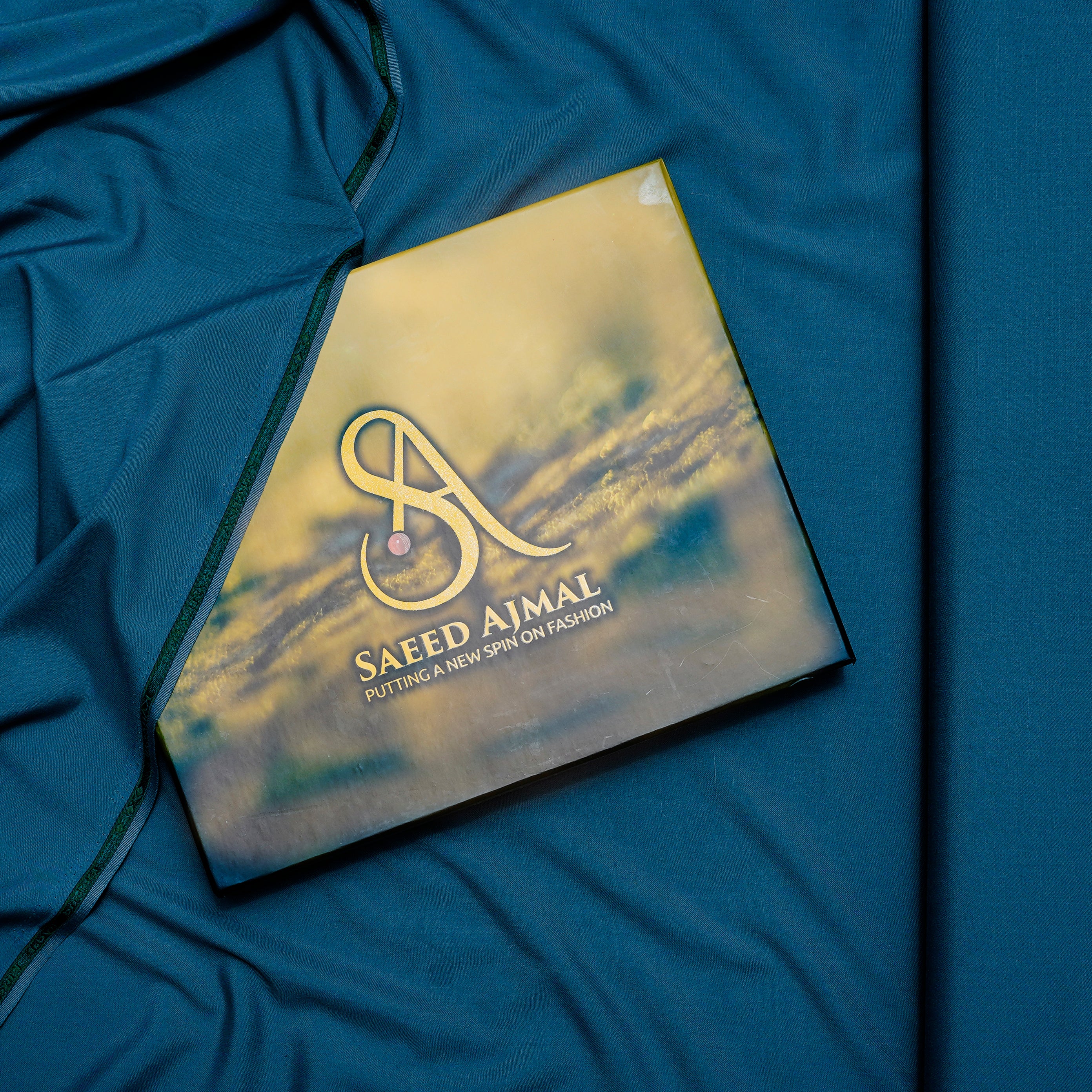 Premium Navy Blue Wash & Wear Loose Fabric