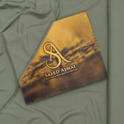 Cement Grey Wash n Wear Loose Fabric