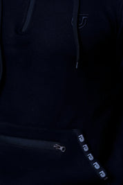 Men Adjustable hoodie with Front Zip Style