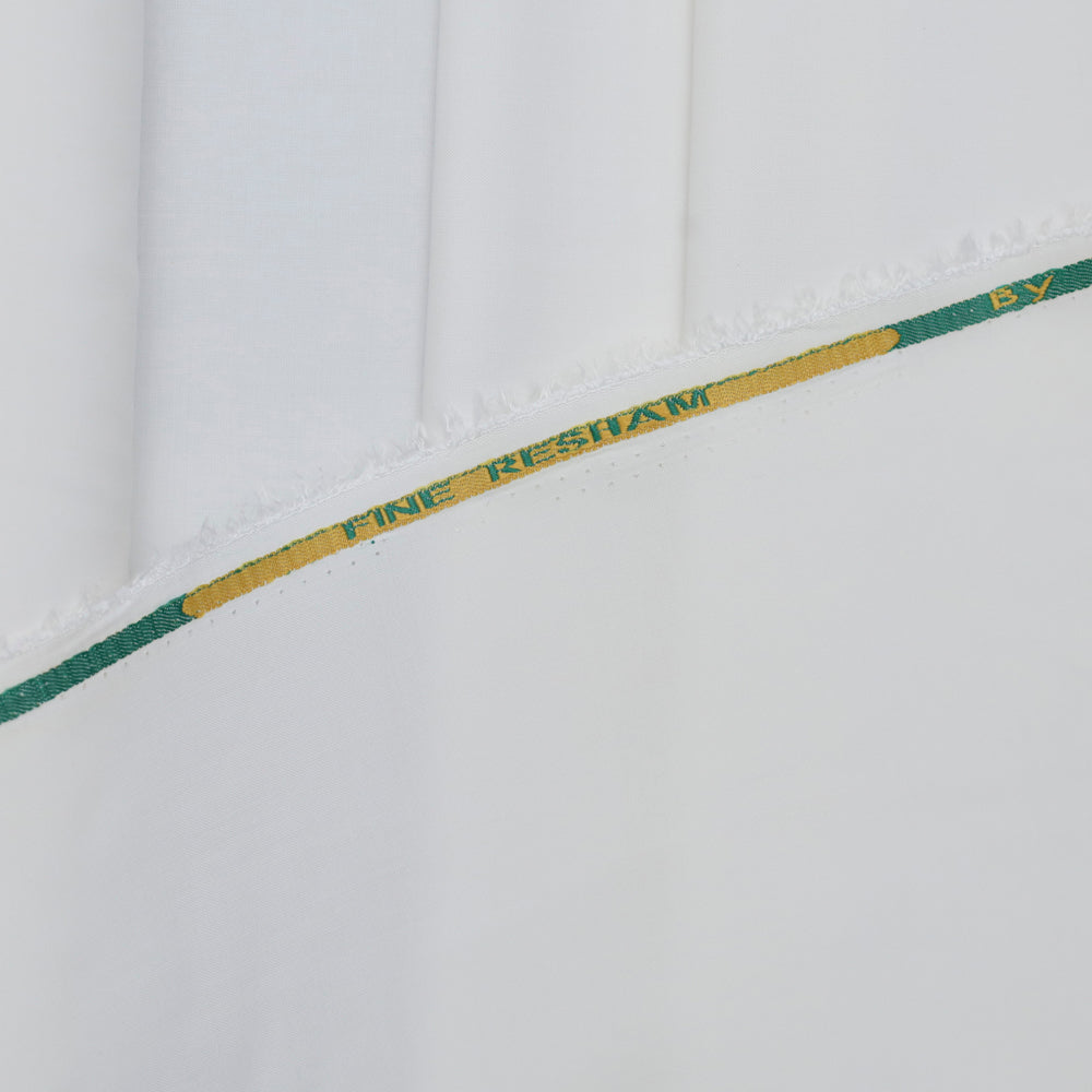 Premium OFF White Wash & Wear Loose Fabric