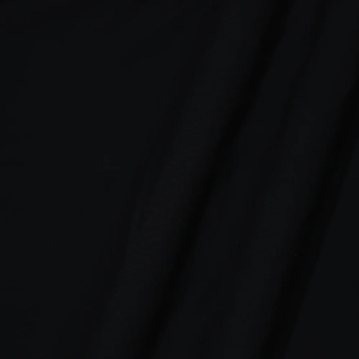 Black Wash n Wear Loose Fabric
