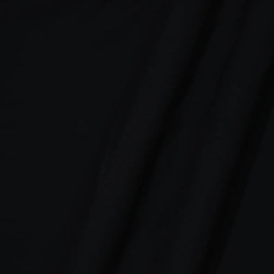 Black Wash n Wear Loose Fabric