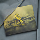 Men Unstitched Premium Cotton Loose Fabric - Grey