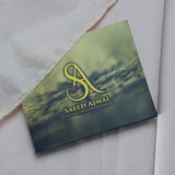 Men Unstitched Premium Off White Cotton Loose Fabric