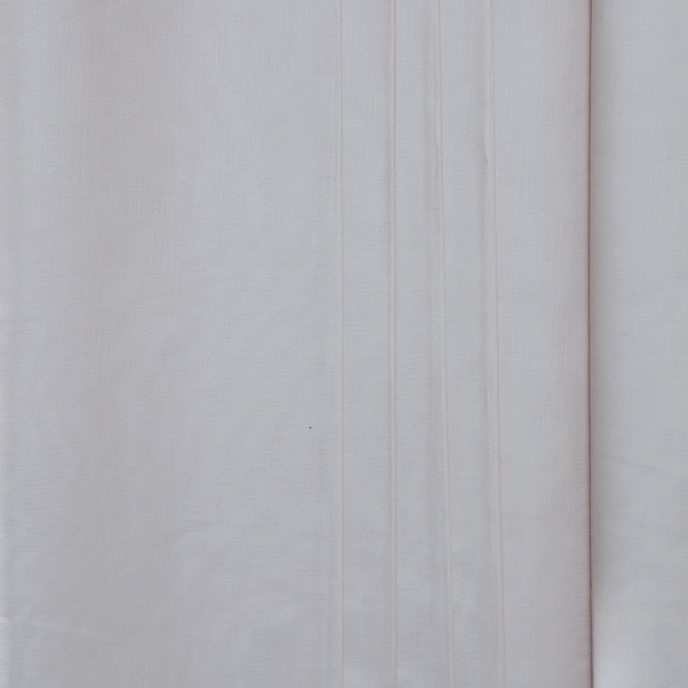 Men Unstitched Premium Off White Cotton Loose Fabric