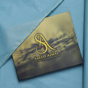 Men Unstitched Premium Cotton Loose Fabric - Zink