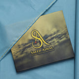 Men Unstitched Premium Cotton Loose Fabric - Zink