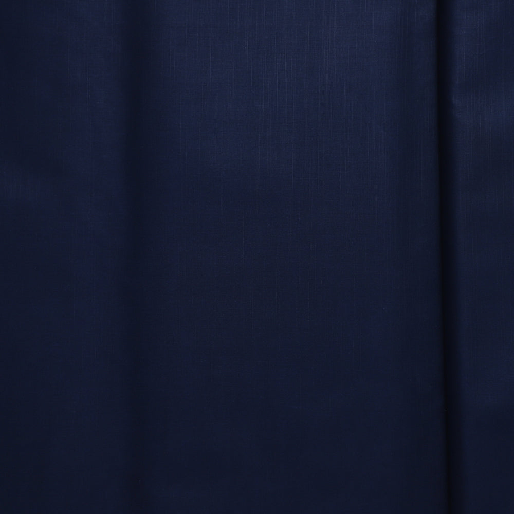 Men Unstitched Premium Cotton Loose Fabric - Navy Blue