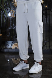 Men's OFF White Jogging Trouser – Comfort Fit