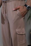 Men's OFF Camel Jogging Trouser – Comfort Fit