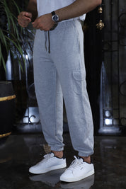 Men's OFF Grey Jogging Trouser – Comfort Fit