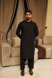 Men’s Black Shalwar Kameez – Premium Blended Fabric
