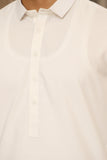 Men’s OFF White Shalwar Kameez – Premium Blended Fabric