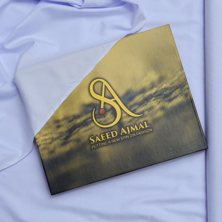 Premium White Wash n Wear Blended Soft-Finish