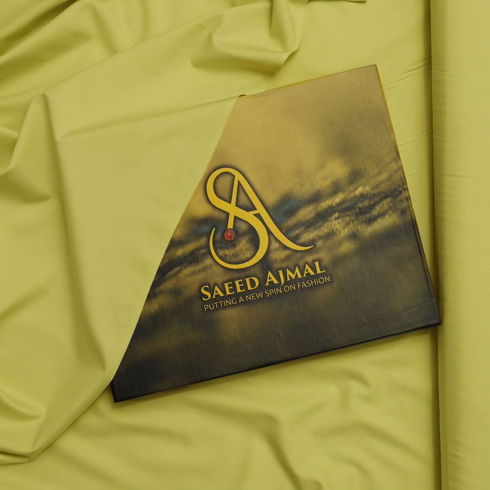 LT-Yellow Wash n Wear Loose Fabric